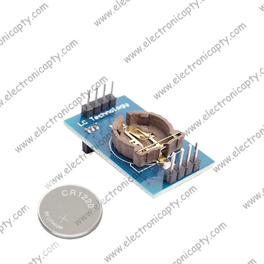 Reloj de tiempo real AT24C128 + memoria DS18B20 + sensor de temperatura