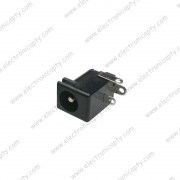 Conector DC Jack para instalacion en placa 2.1mm