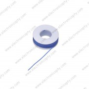 Mini Rollo de Alambre Azul calibre 28 AWG 10 metros