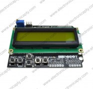 Pantalla 16X02,tipo shield con teclado para Arduino